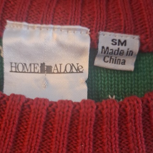 Home Alone Fair Isle Graphic Knit Crew Neck Pullover Sweater - photo 3