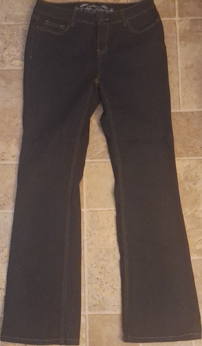 Wax Jean Black Stretch Denim Jeans Juniors 5-Pocket