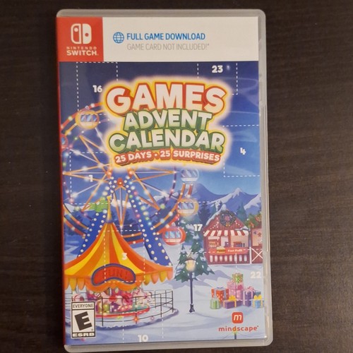 Games Advent Calendar Nintendo Switch Mindscape Multiplayer Puzz