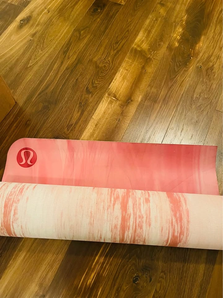 Lululemon Pink Marble Yoga Mat