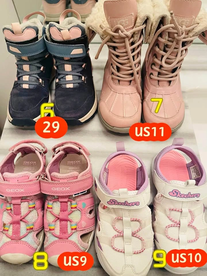 Kids Shoe Bundle - Geox, UGG, Skechers, Vans, Hatley Sizes 9-11