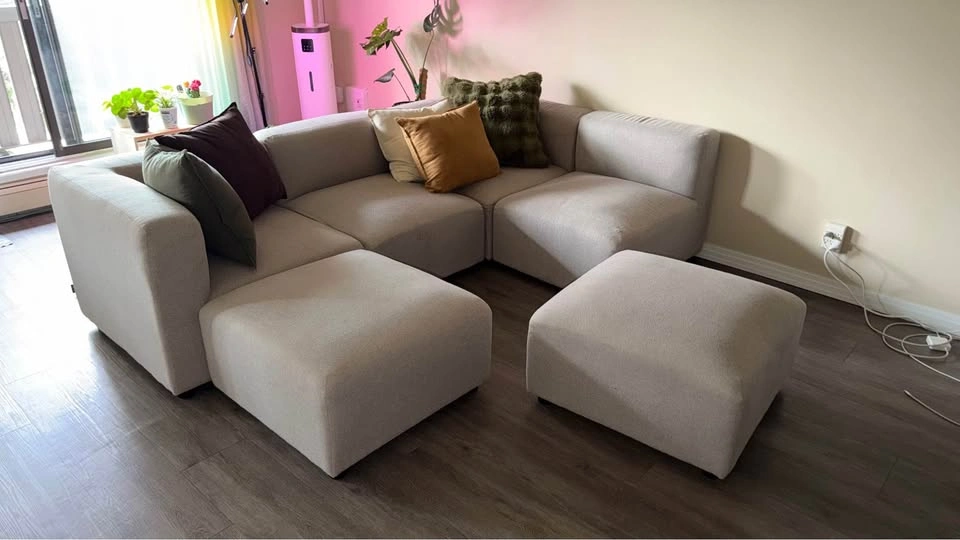 Couch 6-piece modular couch - photo 3