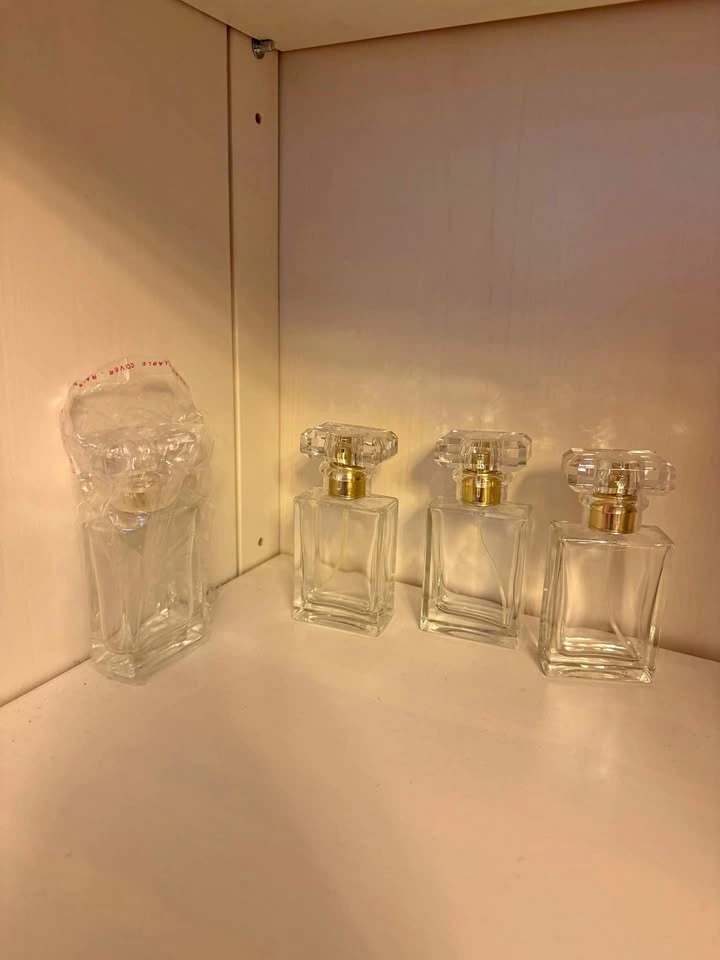 Empty perfume bottles