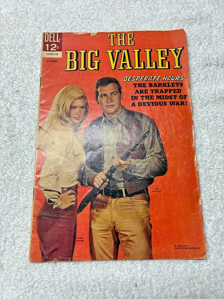 Vintage 1966 Dell Comic Book - The Big Valley #1