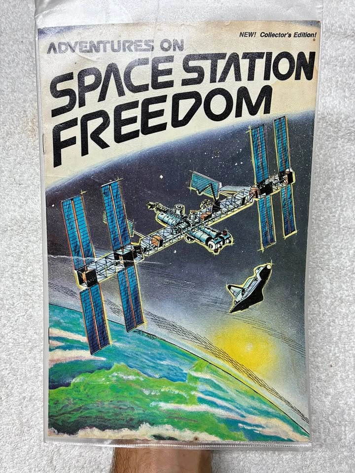 1989 NASA Adventures on Space Station Freedom Comic Book