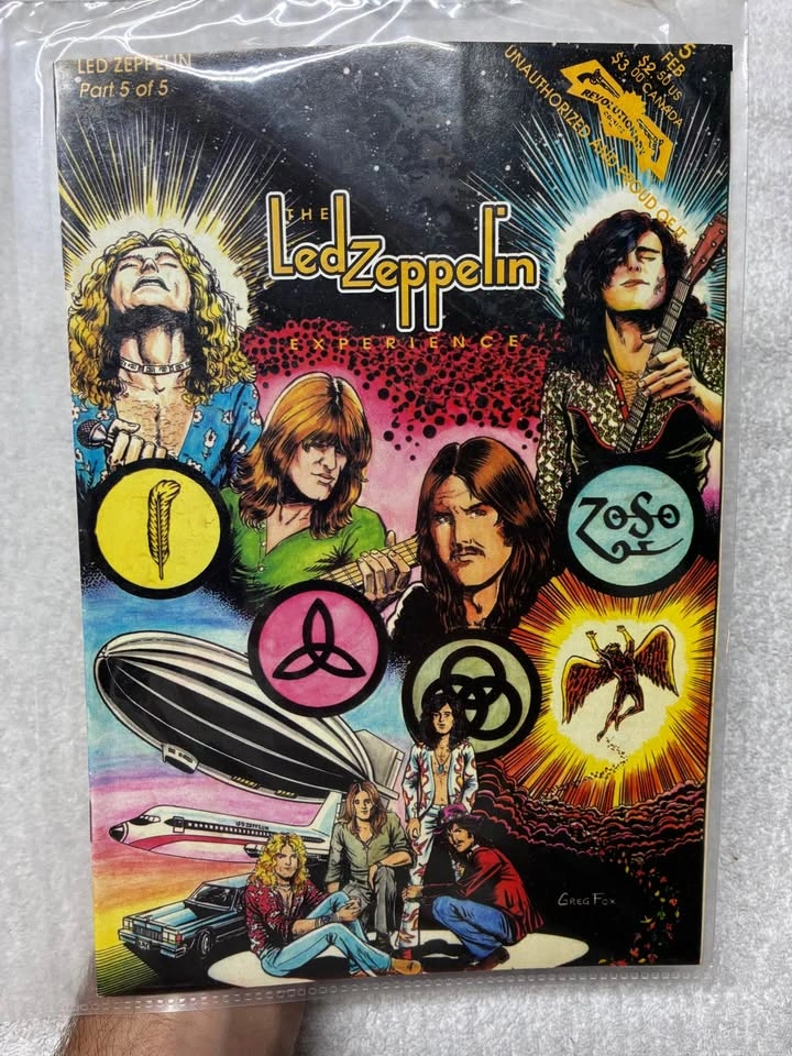 Led Zeppelin Experience Comic Lot (Issues 1, 4, 5) - photo 5