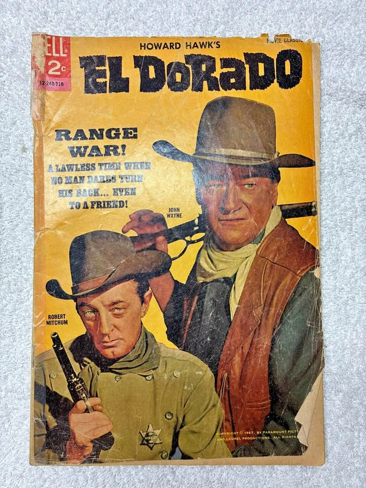 Vintage 1967 El Dorado Comic Book - Dell Movie Classics