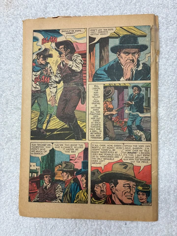 Vintage 1967 El Dorado Comic Book - Dell Movie Classics - photo 2