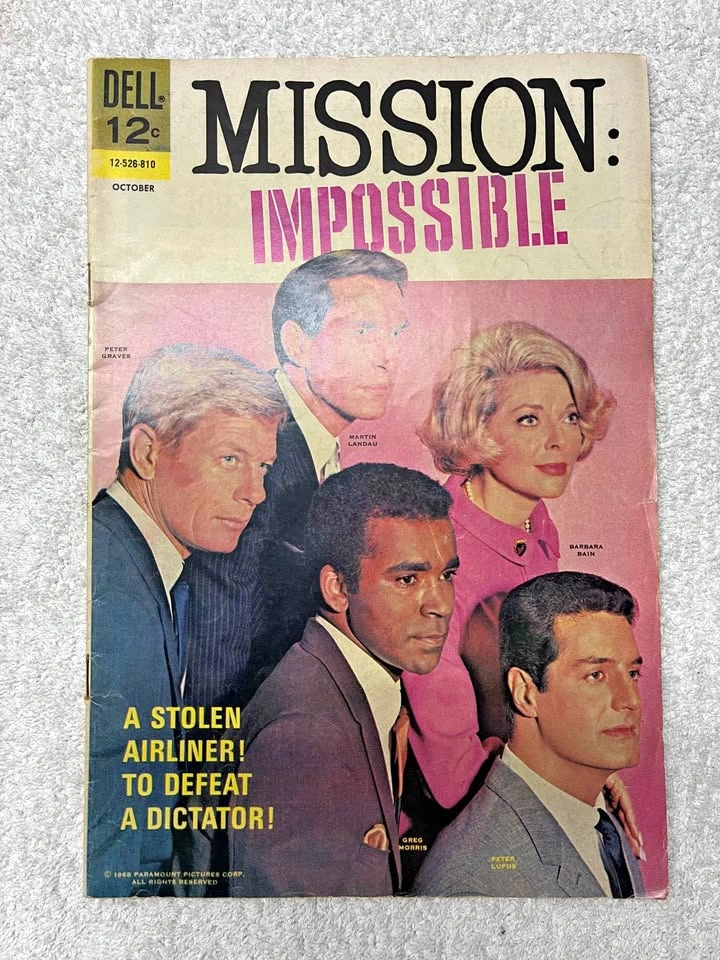 Vintage 1968 Mission: Impossible #4 Dell Comic Book