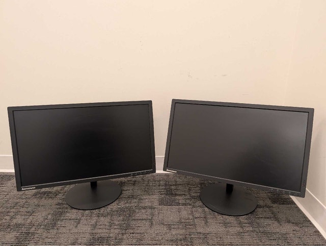 Lenovo 24" Monitor Pair || Mint Condition