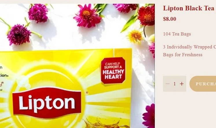 Lipton Black Tea - photo 2