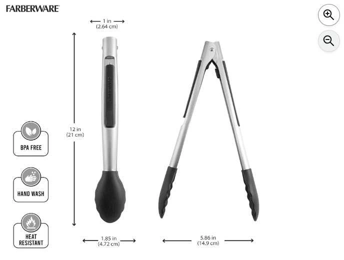 Farberware Kitchen Tongs - photo 2