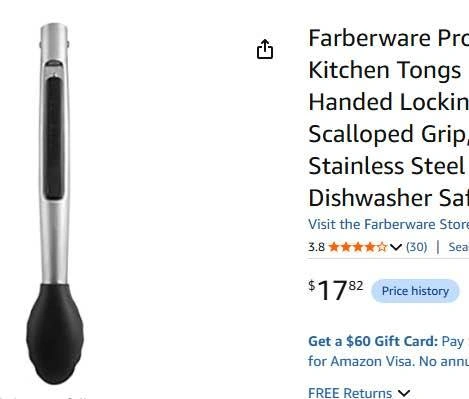 Farberware Kitchen Tongs - photo 3