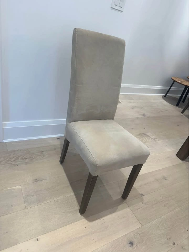 6 fabric dining room chairs - photo 2