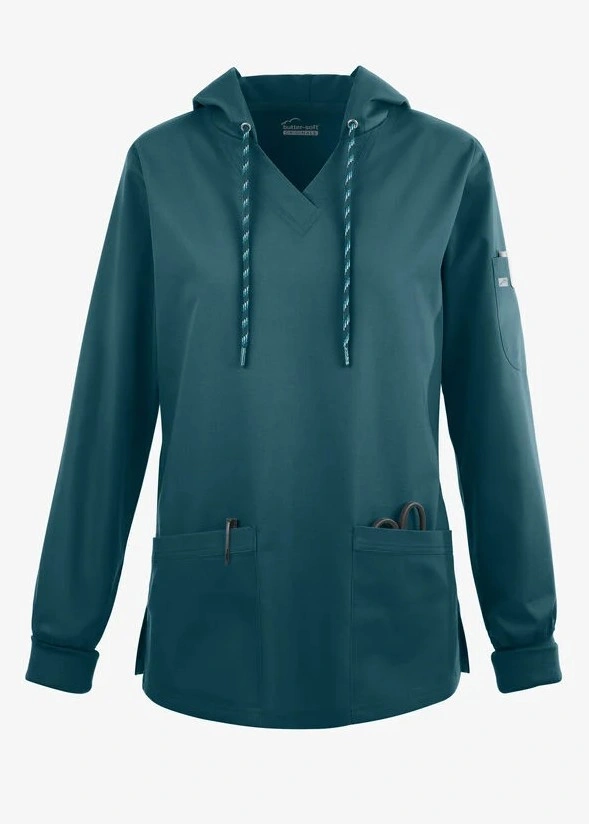 Butter-Soft Core Women's 4-Pocket Scrub Hoodie - photo 3