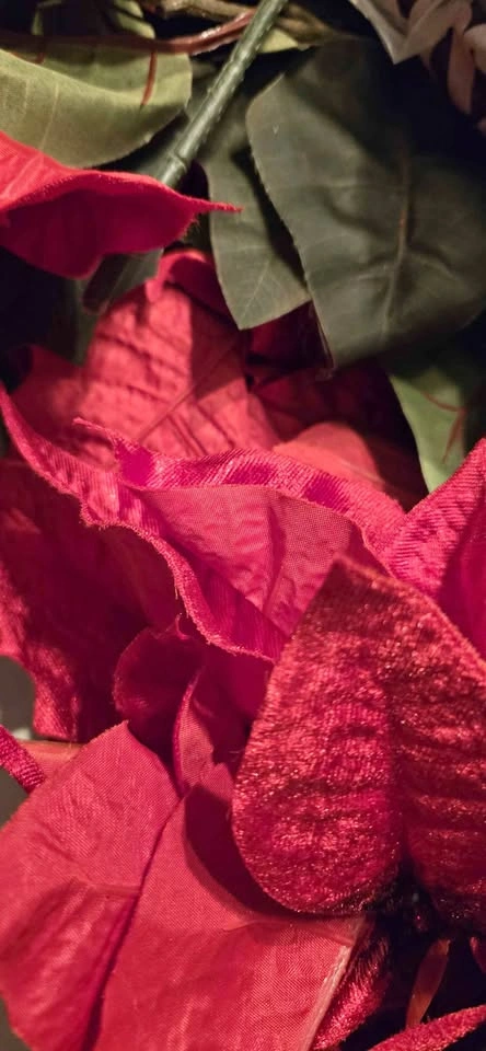 Faux Christmas Poinsettia