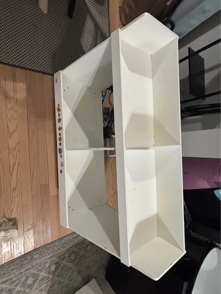 White storage bin holder - photo 3
