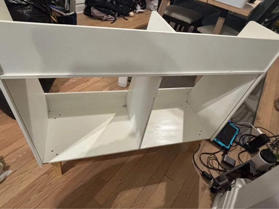 White storage bin holder - photo 5