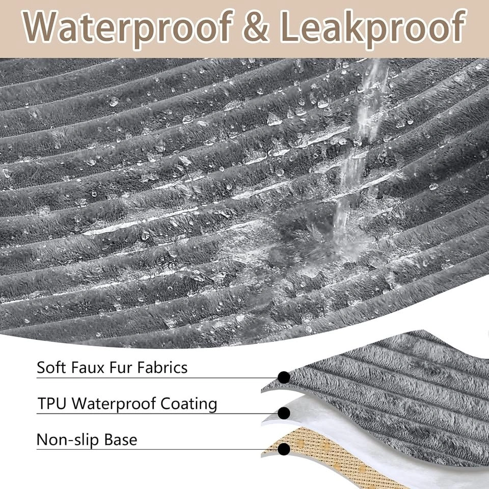 NEW 100% Waterproof Couch Covers for Pets (Gray / White) - photo 4