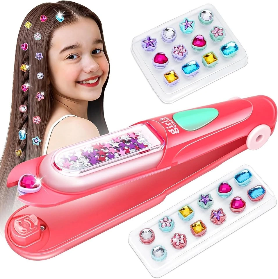 Hair Styling Tools with Reusable Rhinestones Jewelry Toys