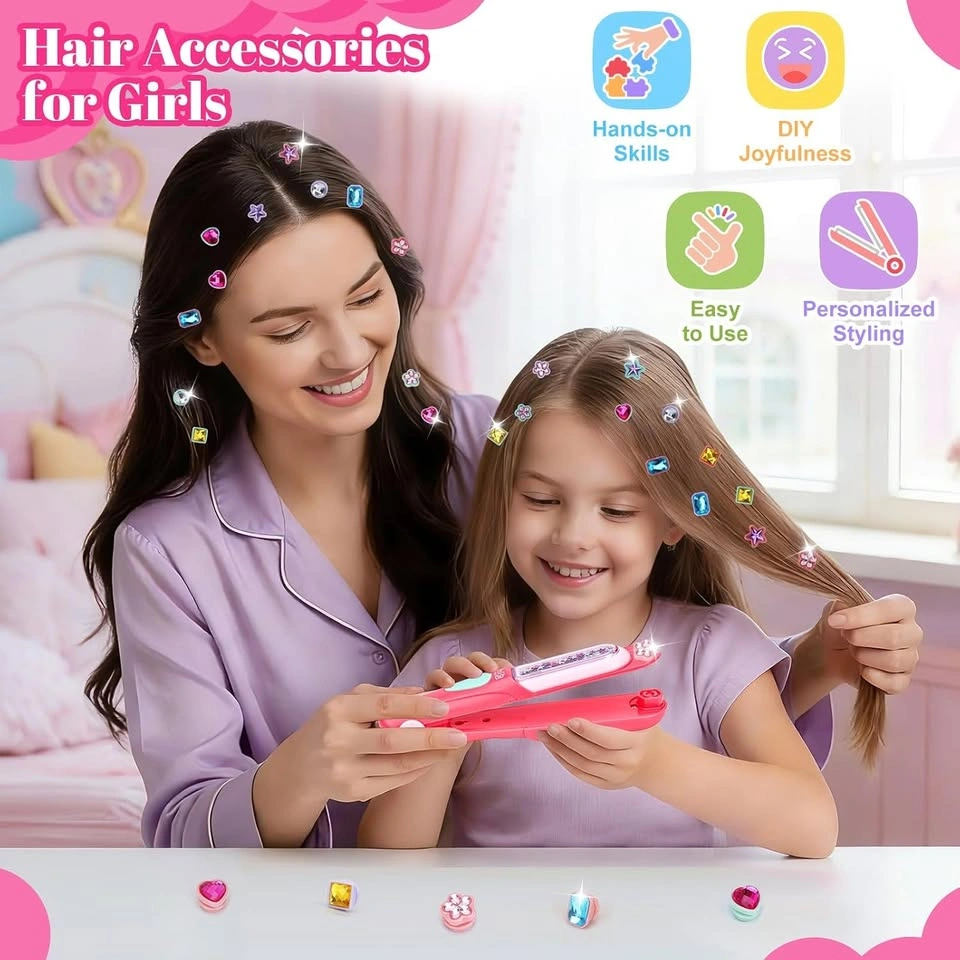 Hair Styling Tools with Reusable Rhinestones Jewelry Toys - photo 2
