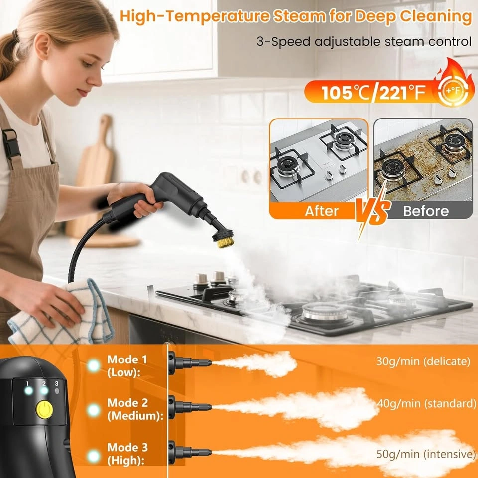 Portable Steam Cleaner for Home / Car Detailing - photo 4