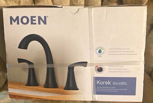 Moen Korek 84468BL Widespread Bathroom Faucet