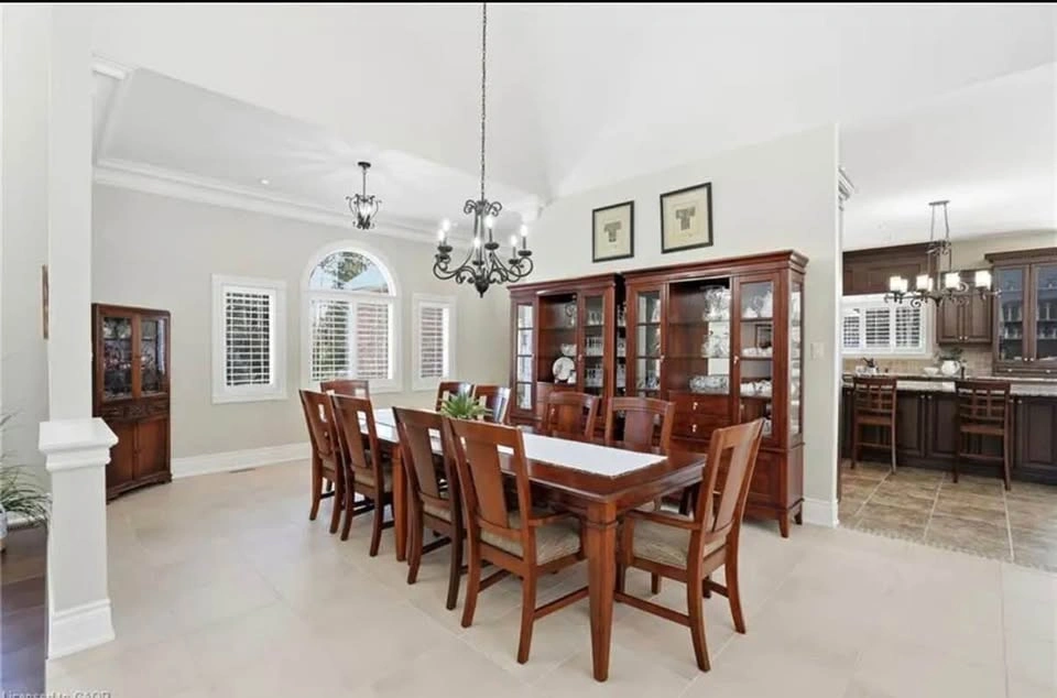 Dining Table Set- 6 chairs and Hutch
