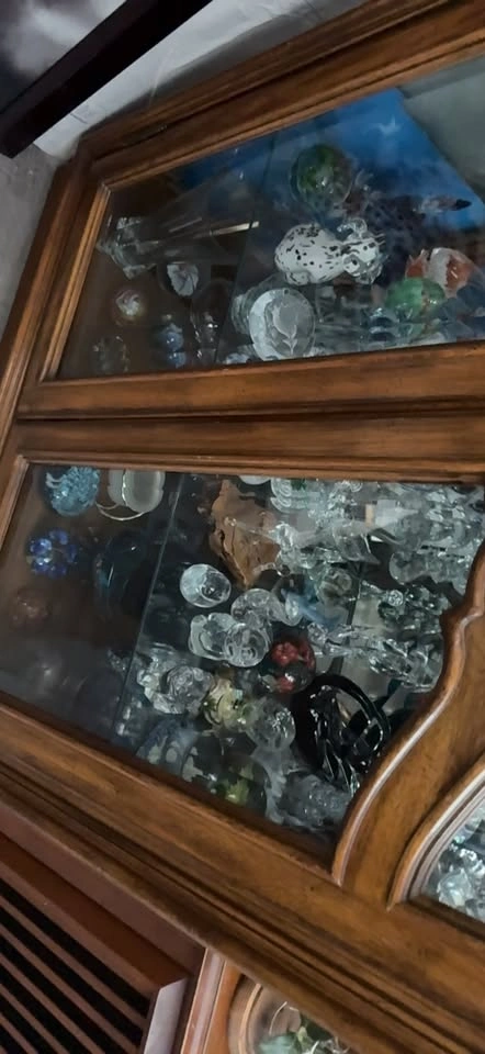 Glass Figurines in Display Cabinet - photo 4
