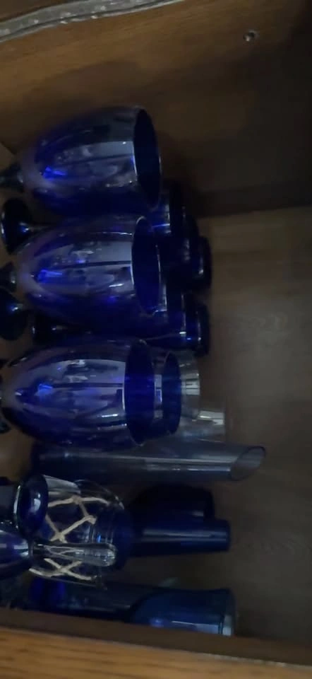 Blue Glass Goblets - photo 3