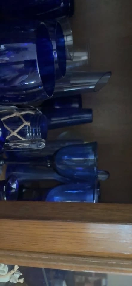 Blue Glass Goblets - photo 4