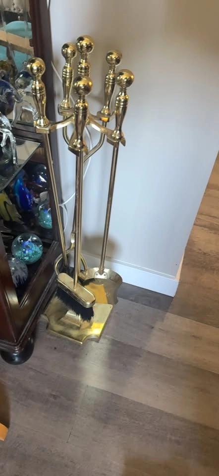 Brass Fireplace Tools - photo 3
