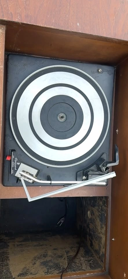 Vintage Wooden Console Stereo with Record Player - photo 3