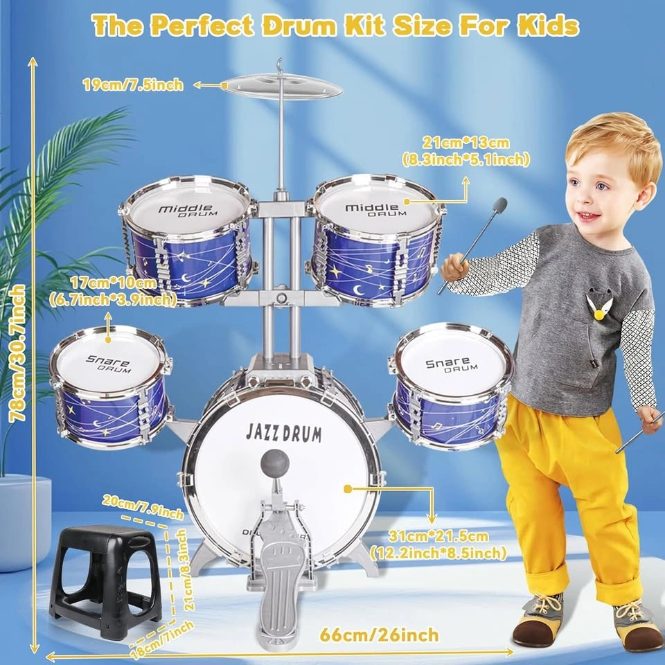 Kids Drum Set for Toddlers 3-5 - photo 2