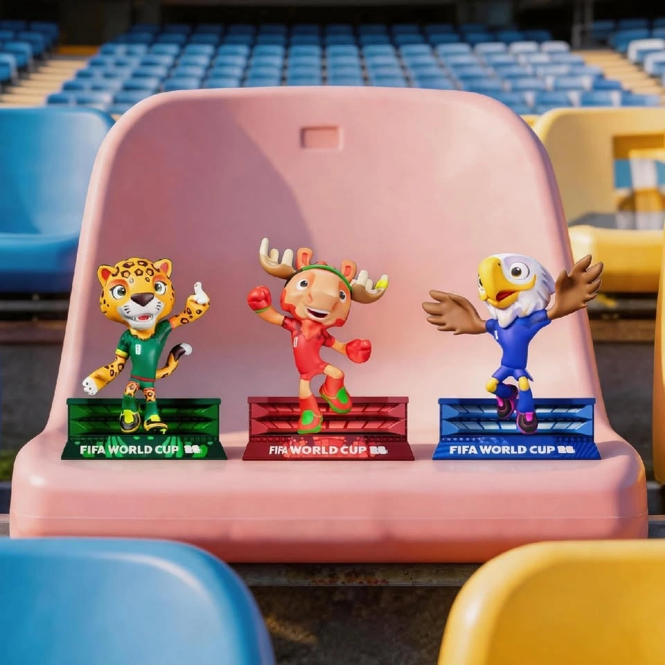 FIFA 2026 World Cup Official Licensed Mascot Figurines Set of 3 - photo 2