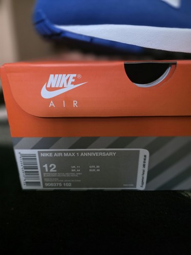 2 Brand New Pairs Nike Air Max 1 OG Anniversary Size 12 - photo 5