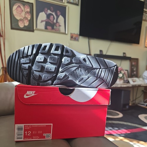 Nike Air Trainer Huarache Triple Black Men’s Size 12 - photo 3