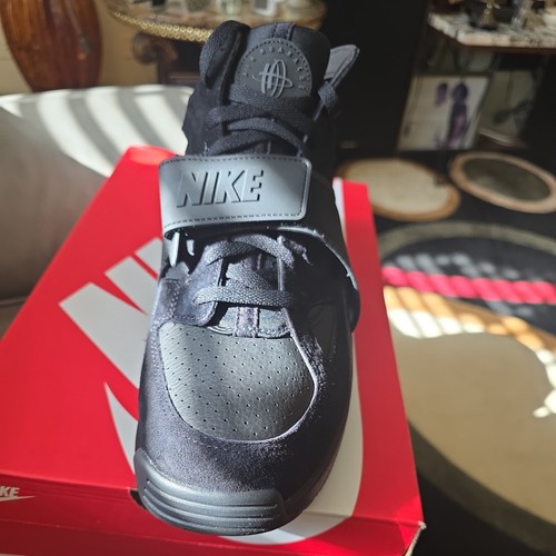 Nike Air Trainer Huarache Triple Black Men’s Size 12 - photo 5