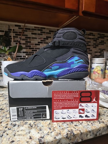 BRAND NEW 2007 Air Jordan 8 Retro 'Aqua' Size 11.5 - photo 2