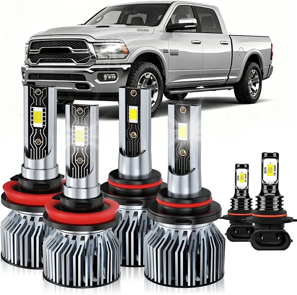 Dodge Ram 1500/2500/3500 2013-2018 Front & Fog Light Bulbs