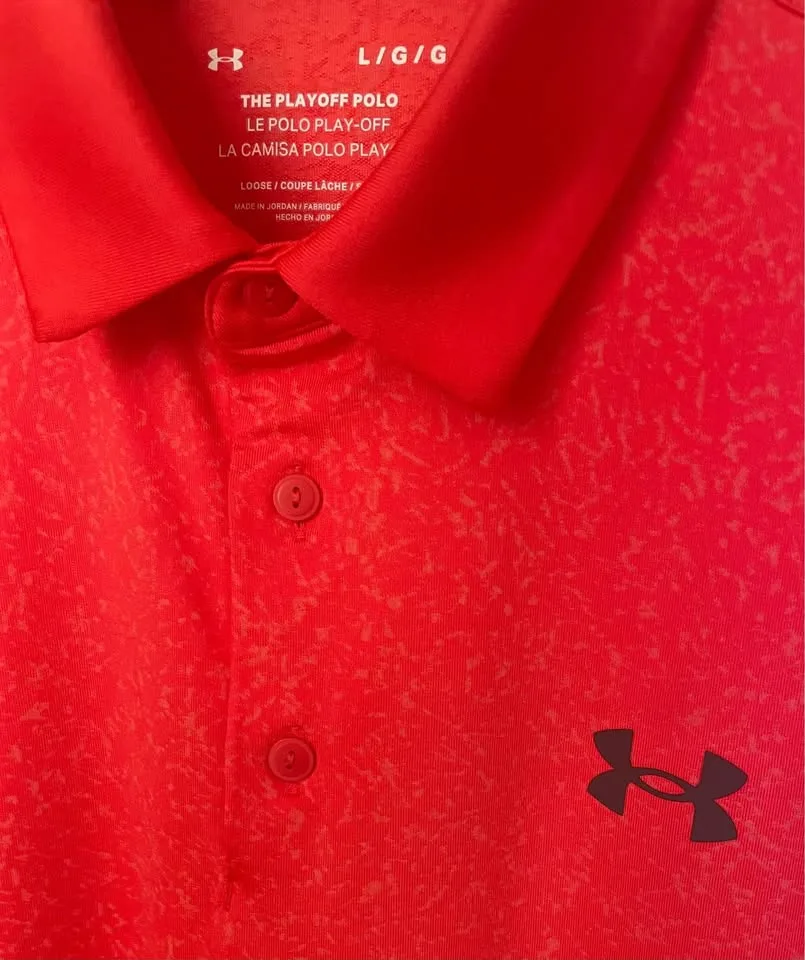 Under Armour “The Playoff Polo”, men’s size large image indicator(4)