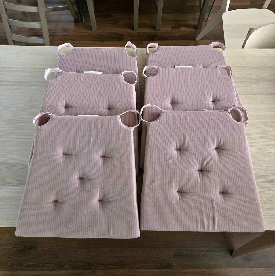 Set of 6 IKEA MALINDA Chair Cushions