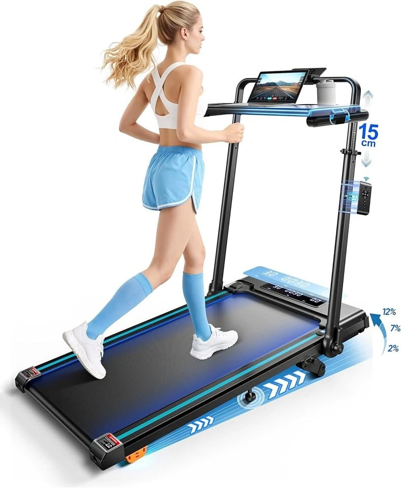RUNIMON 3.0HP Folding Walking Pad Treadmill – 12% Incline