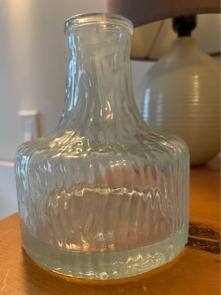 Vintage 1970s Muurla Finland Asket Bark Glass Carafe - photo 2