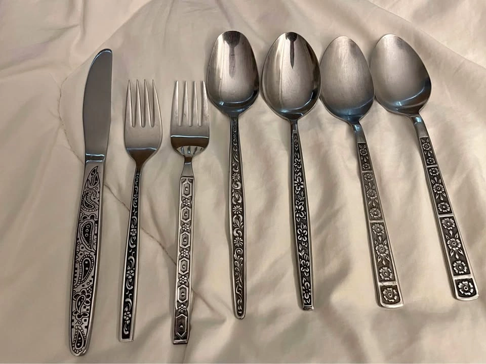 Vintage Mid-Century Stainless Steel Flatware Replacement Pieces