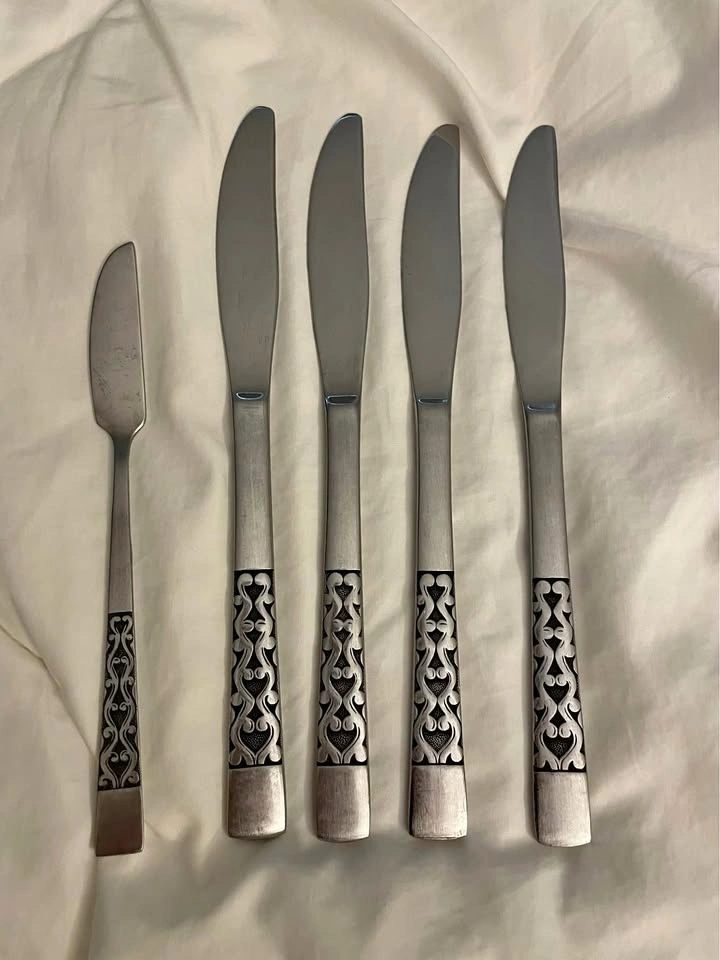 5-Piece Vintage National Stainless Sonora Knife Set
