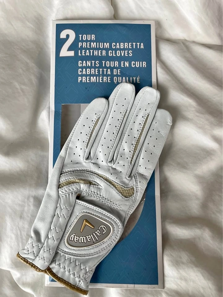 New Callaway Tour Premium Cabretta Leather Golf Glove - Small