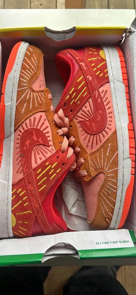 Size 11 Nike Dunk Low Sun Club