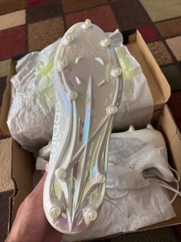 Adizero Young King Cleats Size 12 White BRAND NEW WITH BOX - photo 2