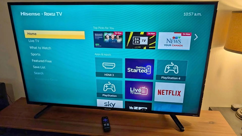 50-inch Hisense 4K UHD Roku Smart TV